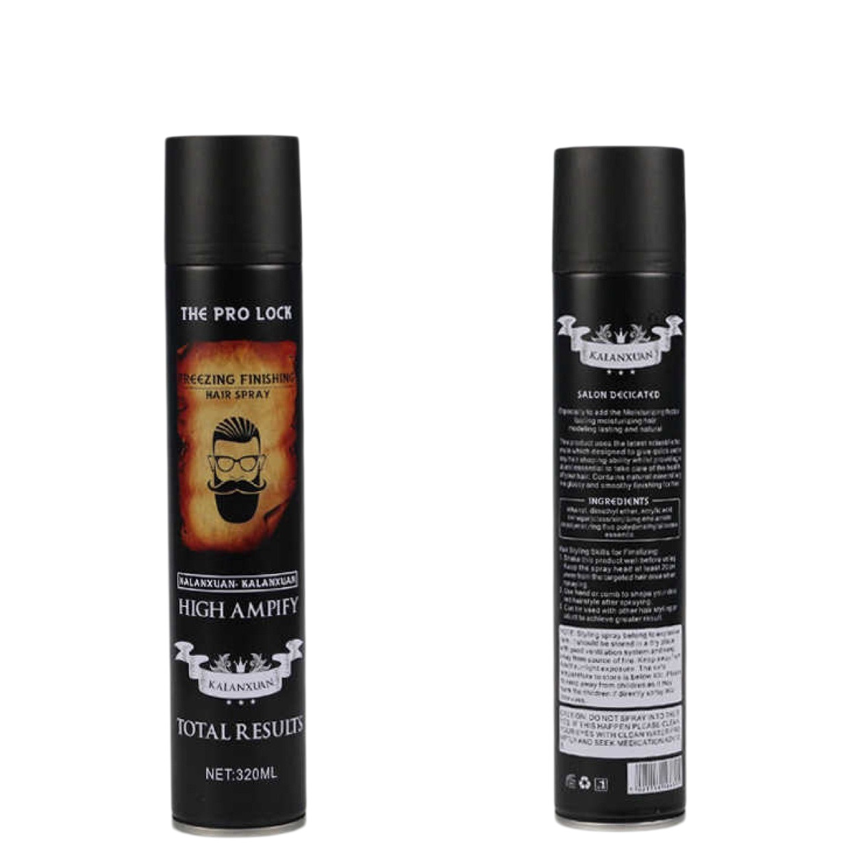 D004 320ml high hair spray
