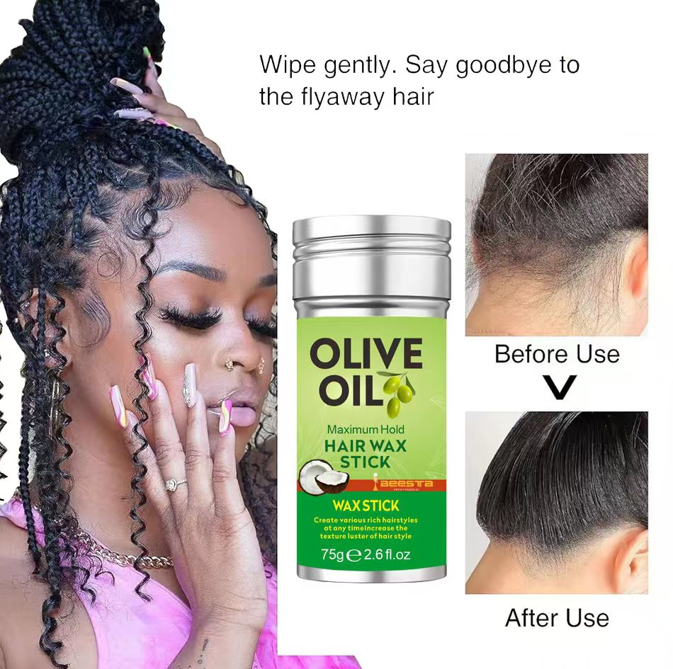 D018 Olive oil hair wax stick