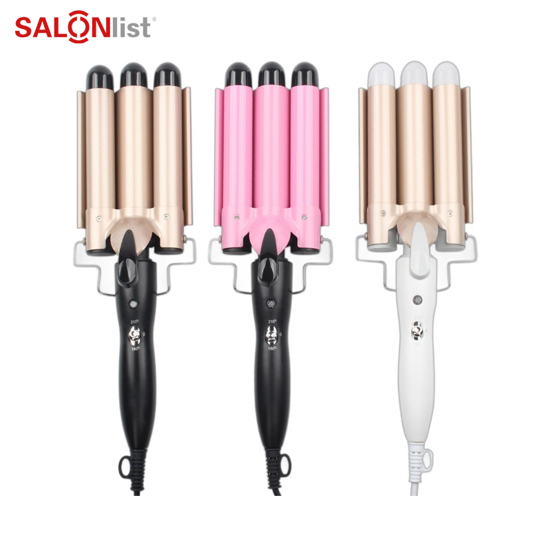 C001 Digital hair curling tong 3 tongs
