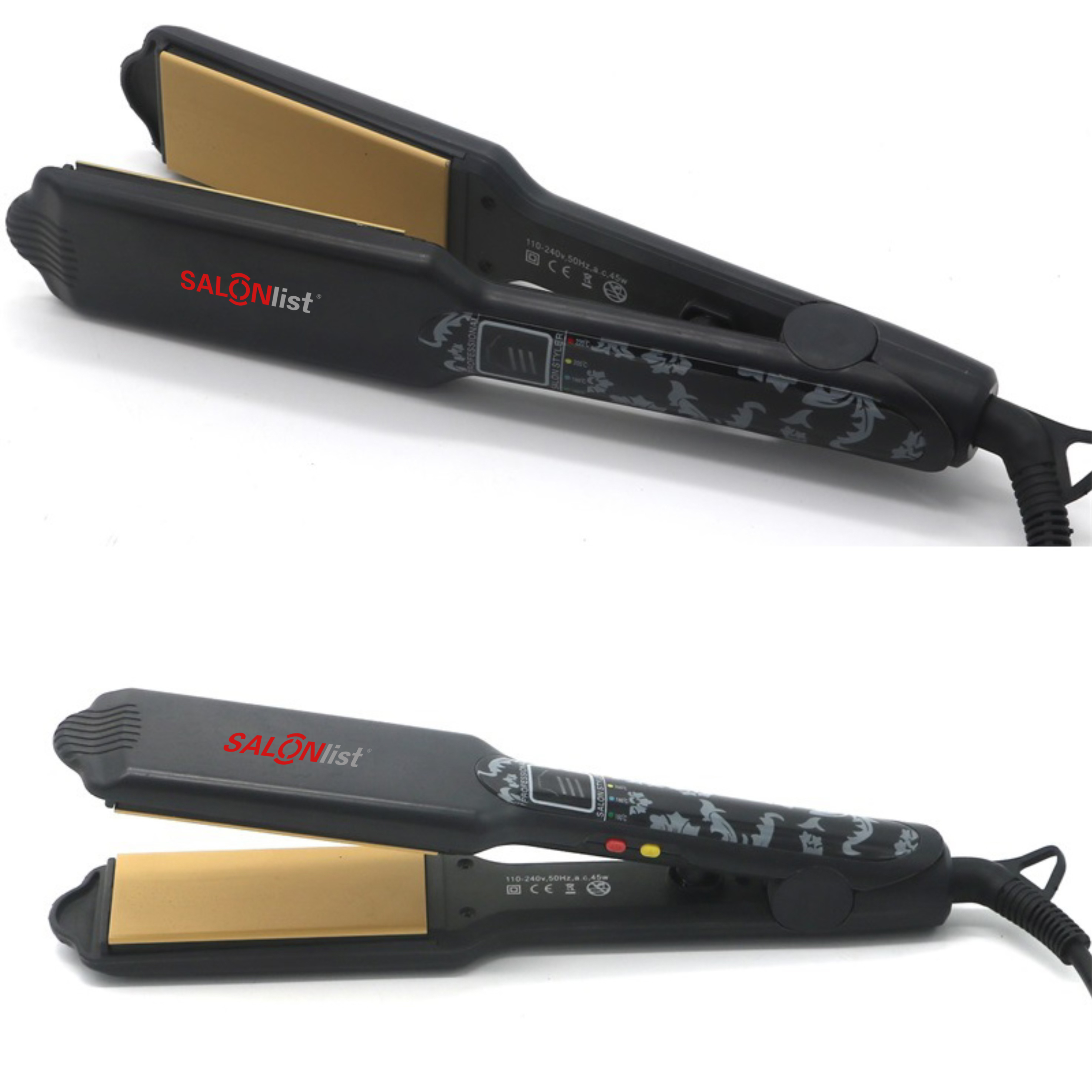 B018 Flower hair straightener