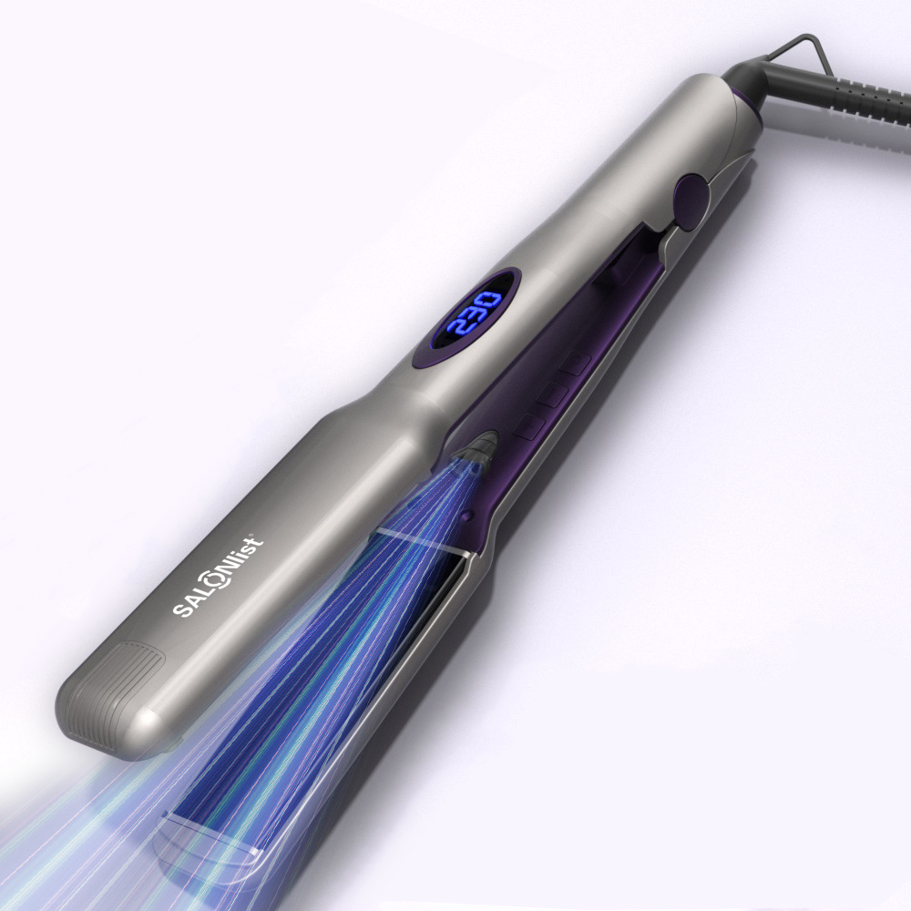 B023 LCD screen negative ion hair straightener