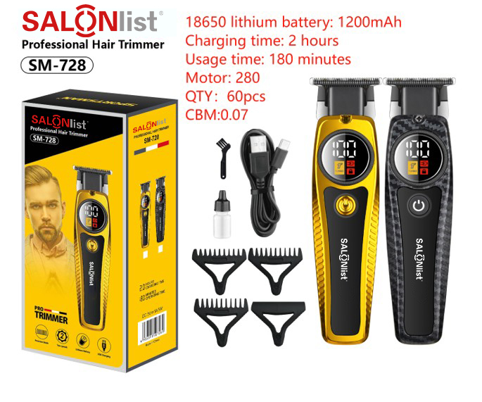 S017 LED display,USB charge,hair trimmer/clipper