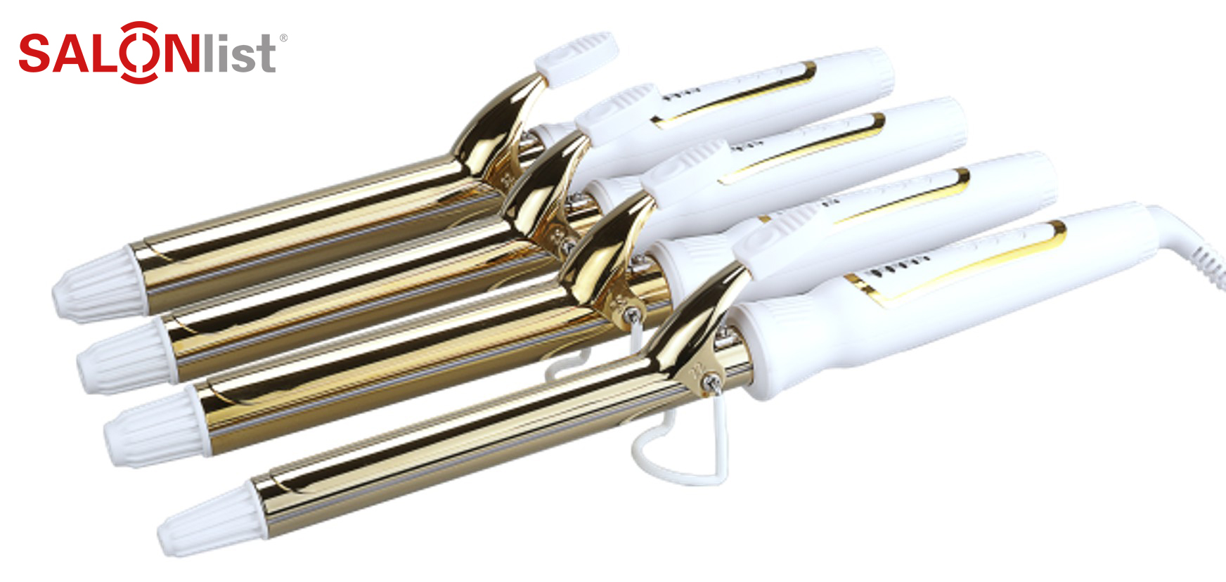 C011 Golden hair curling tong