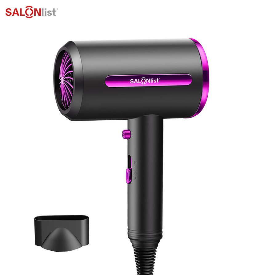 A016 Fashion purple/black hair dryer OEM 