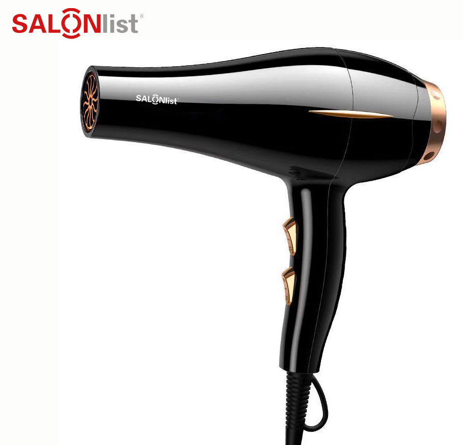A053 Gold/black hair dryer OEM 1600-2300w